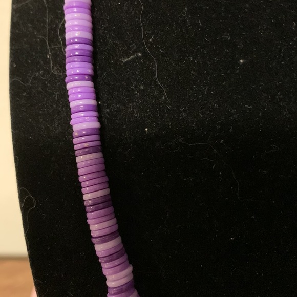 Shades of purple necklace, 18” - Picture 5 of 6